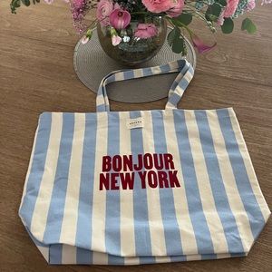 Sezane Bonjour New York Tote